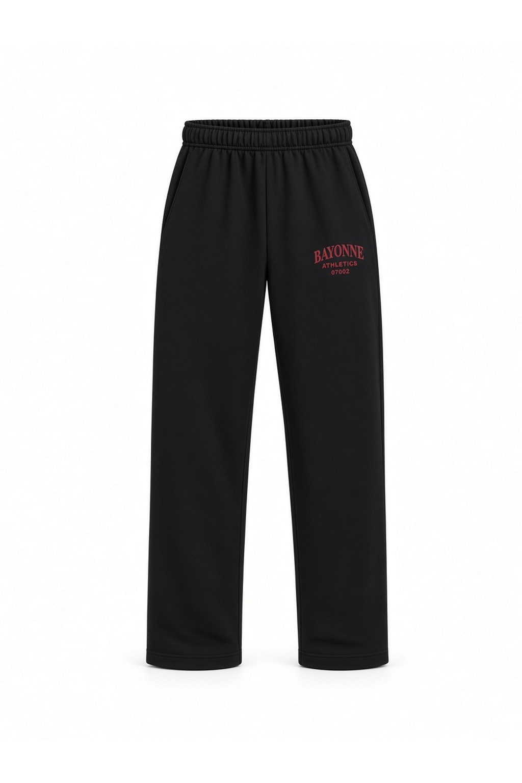 Harbor Sweatpant — Black / Garnet
